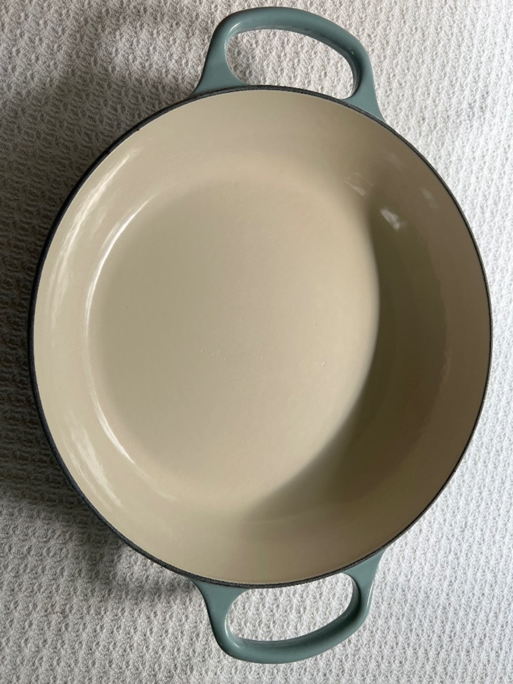 Le Creuset Signature Braiser (bottom half only) 3.5qt in Sea Salt